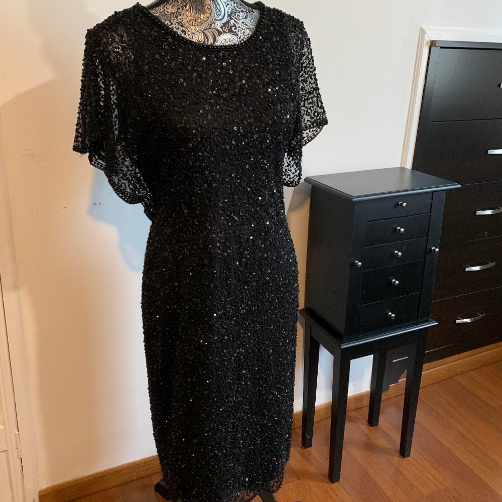 Black Beaded Dress
